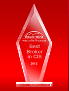 ShowFx World 2012 - Mejor Bróker en CEI