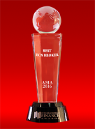 Най-добрият ECN брокер в Азия за 2016 г. от Международни финансови награди